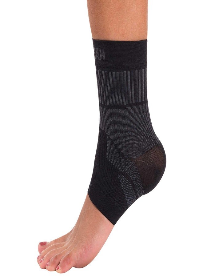 Zensah Ankle Support - Compression Ankle Brace - Great for Running, Soccer, Volleyball, Sports - Ankle Sleeve Helps Sprains, Tendonitis, Pain, Black, Large - Image 1